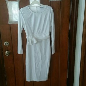 White stylish dress